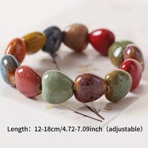 🌺 🌺 🌺Bohemian Ceramic Beaded Stretch  Bracelet